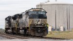 NS Power Backing Down Into the KCS Yard